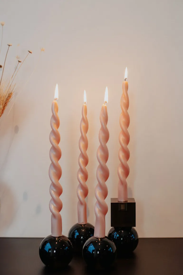 The Curly Candle Collection - Packed with 4 Pieces per box - Canyon Candy Fully Curled