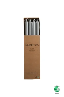 The Extravagant Candle - Nordic Swan Ecolabel - 8 Pieces - Steel Grey