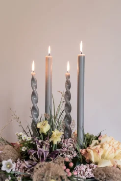 The Extravagant Candle - Nordic Swan Ecolabel - 8 Pieces - Steel Grey