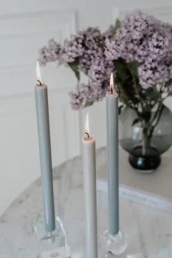 The Extravagant Candle - Nordic Swan Ecolabel - 8 Pieces - Steel Grey