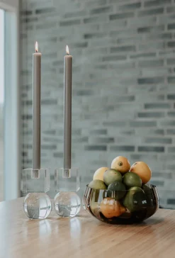 The Extravagant Candle - Nordic Swan Ecolabel - 8 Pieces - Thunder Grey