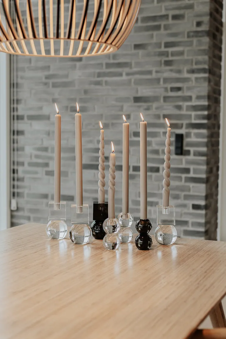 The Extravagant Candle - Nordic Swan Ecolabel - 8 Pieces - Thunder Grey