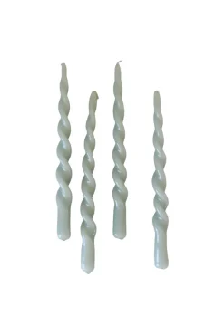 The Glossy Candle Collection - Packed with 4 pieces per box - Essential Emerald Fully Curled