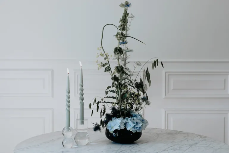 The Glossy Candle Collection - Packed with 4 pieces per box - Essential Emerald Middle Curled