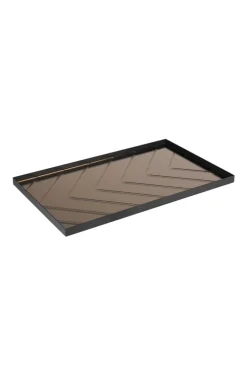 The Herringbone Tray - Bronze Large