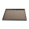 The Herringbone Tray - Bronze Square