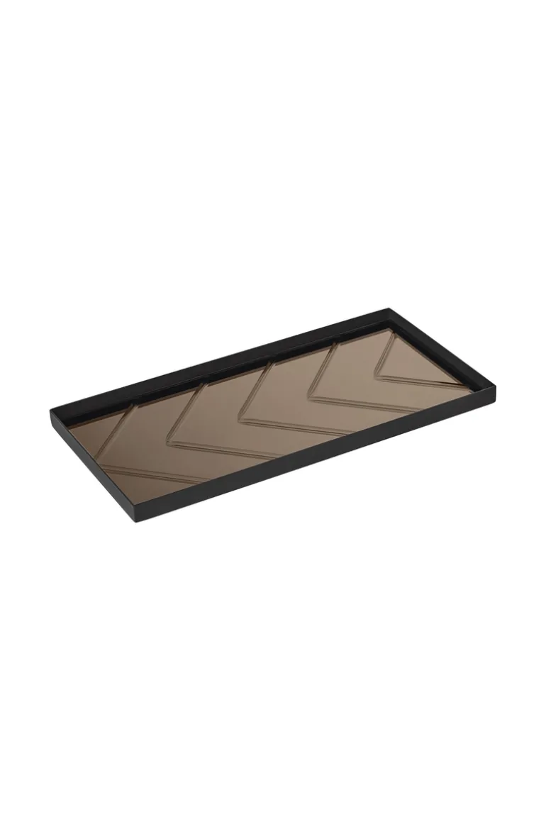 The Herringbone Tray - Bronze Medium