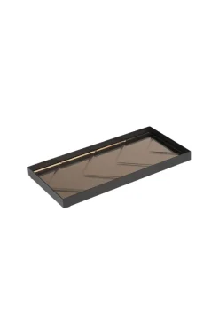 The Herringbone Tray - Bronze Small