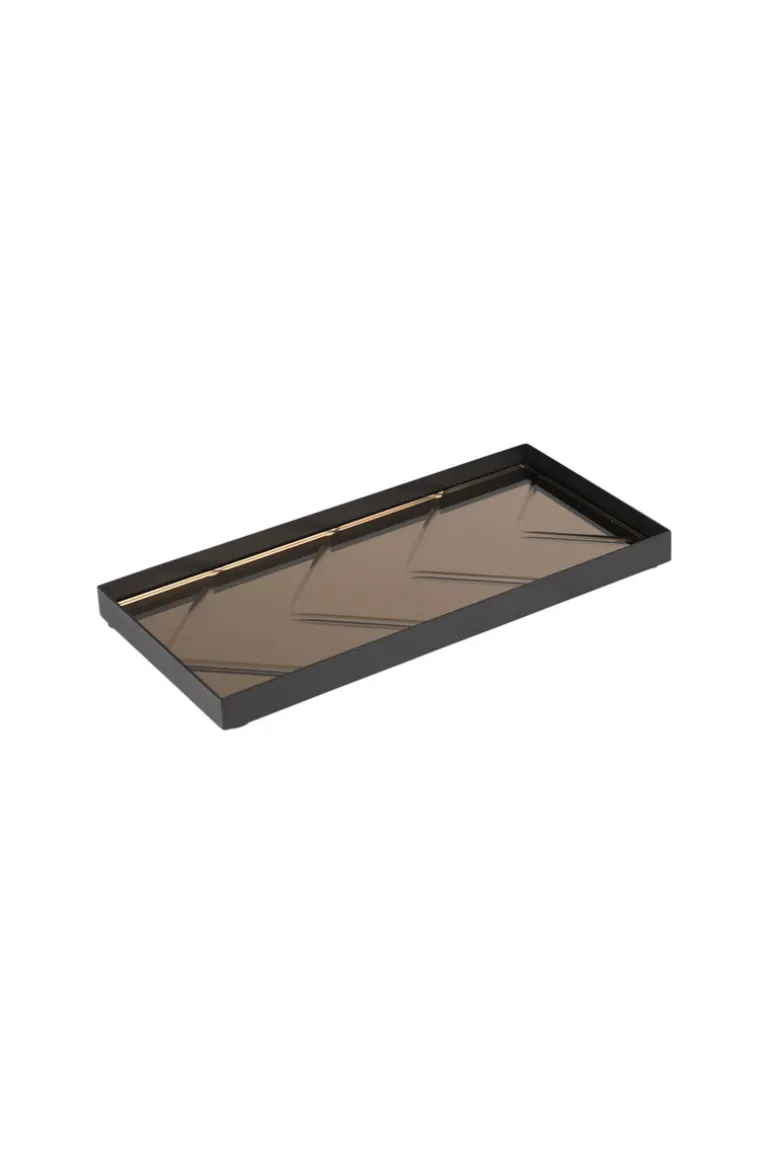 The Herringbone Tray - Bronze Small