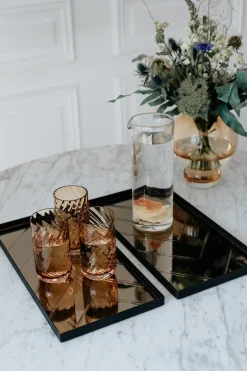 The Herringbone Tray - Bronze Medium