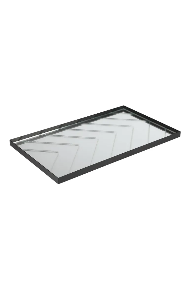 The Herringbone Tray - Clear Large