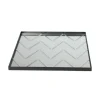 The Herringbone Tray - Clear Square