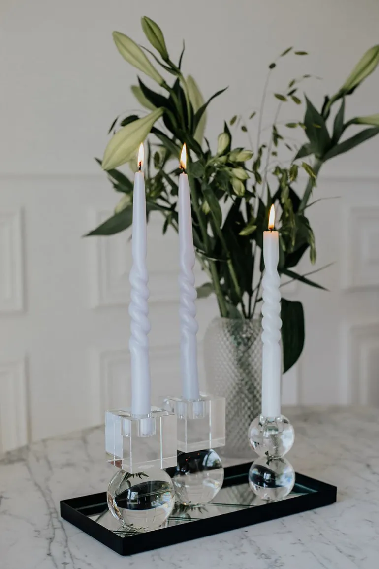 The Herringbone Tray - Clear Small