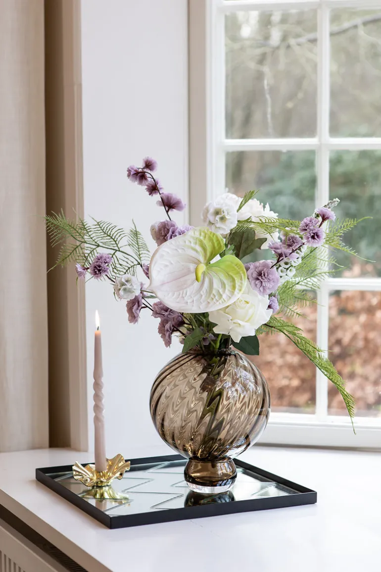 The Herringbone Tray - Clear Square