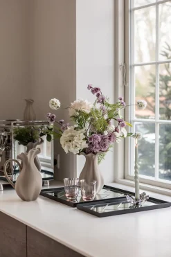 The Herringbone Tray - Clear Square