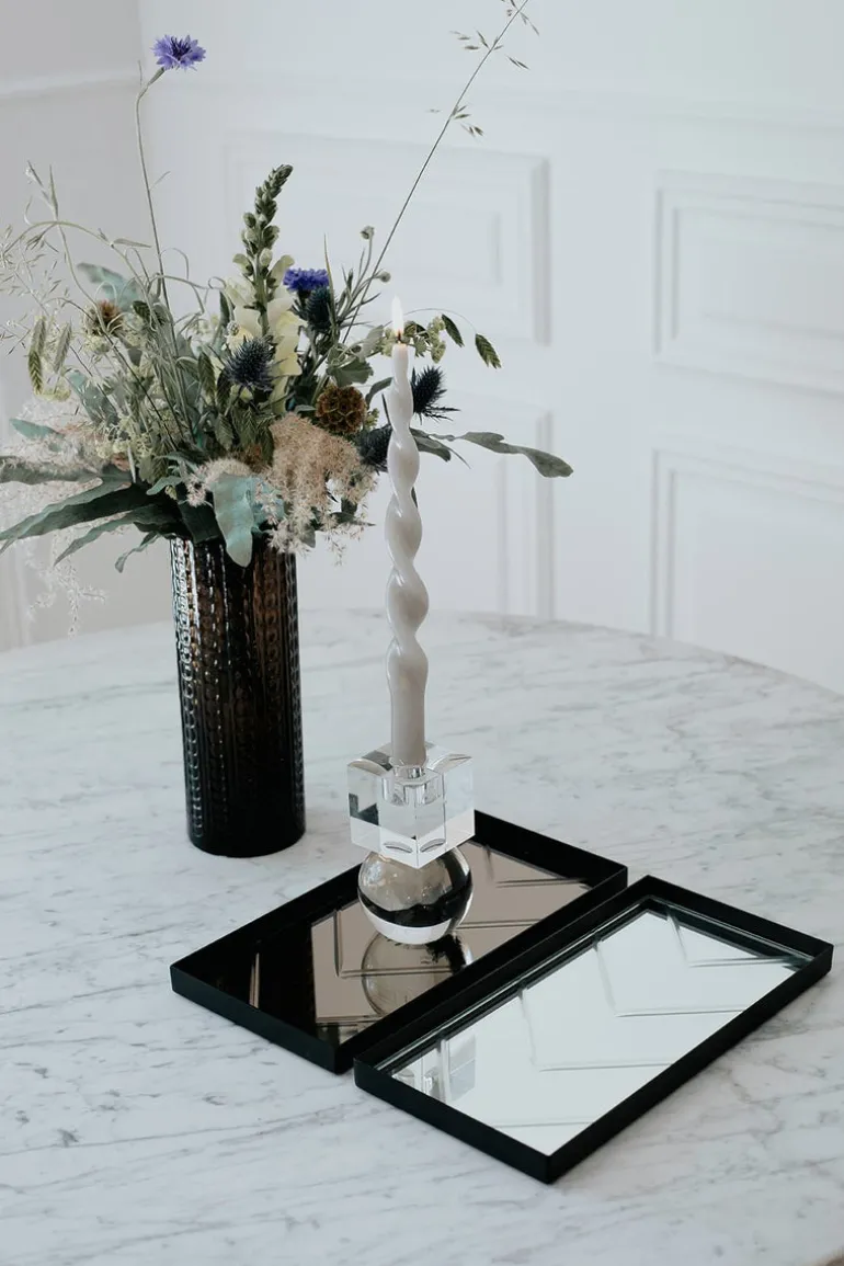 The Herringbone Tray - Clear Small