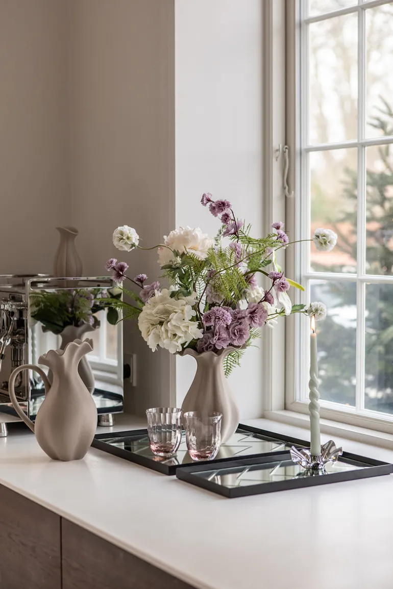 The Herringbone Tray - Clear Square