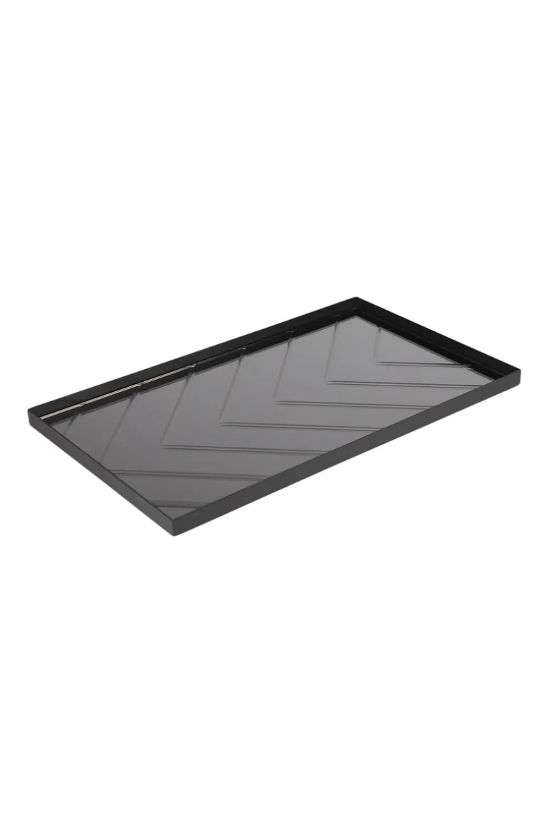 The Herringbone Tray - Grey Large