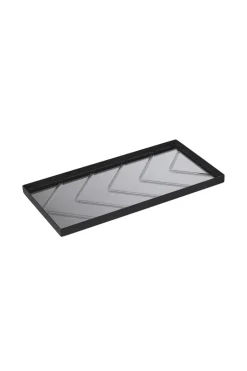 The Herringbone Tray - Grey Medium