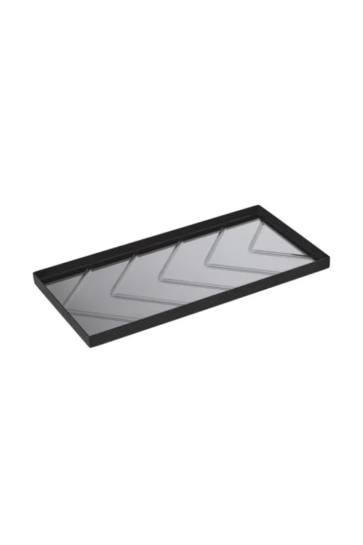 The Herringbone Tray - Grey Medium