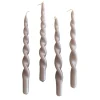The Pearl Candle Collection - Packed with 4 Pieces per box - French Pearl Fully Curled