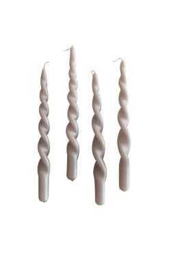 The Pearl Candle Collection - Packed with 4 Pieces per box - French Pearl Fully Curled