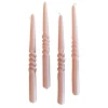 The Pearl Candle Collection - Packed with 4 Pieces per box - Cherry Pearl Middle Curled