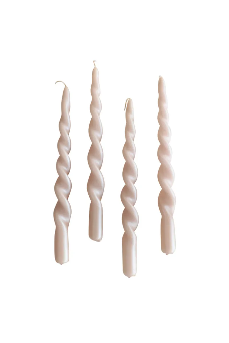 The Pearl Candle Collection - Packed with 4 Pieces per box - Bloom Pearl Fully Curled