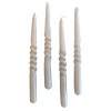The Pearl Candle Collection - Packed with 4 Pieces per box - Nude Pearl Middle Curled