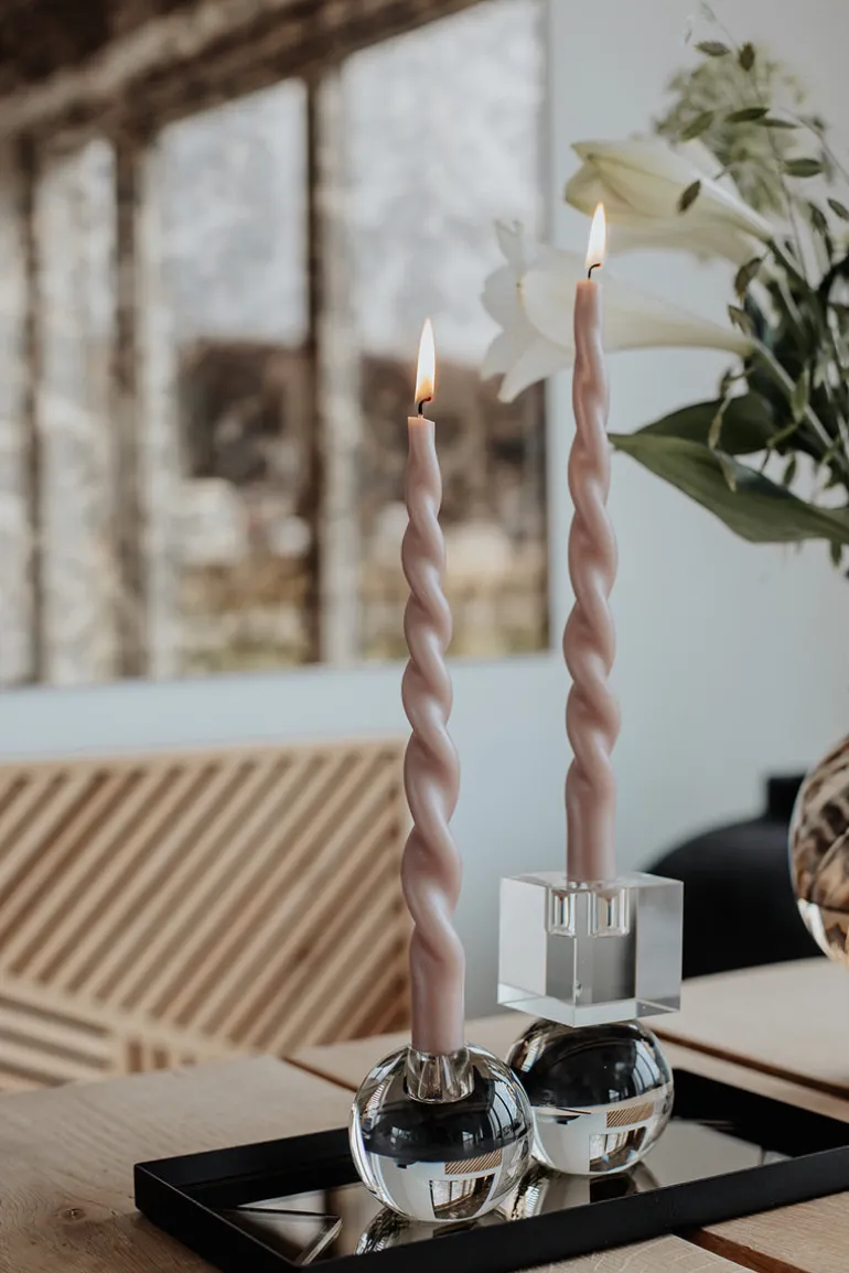 The Pearl Candle Collection - Packed with 4 Pieces per box - Major Mahoni Fully Curled