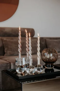 The Pearl Candle Collection - Packed with 4 Pieces per box - Bloom Pearl Fully Curled