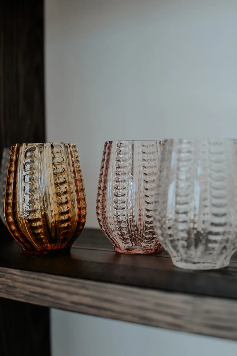 Twisted Drinking Glass - Blossom