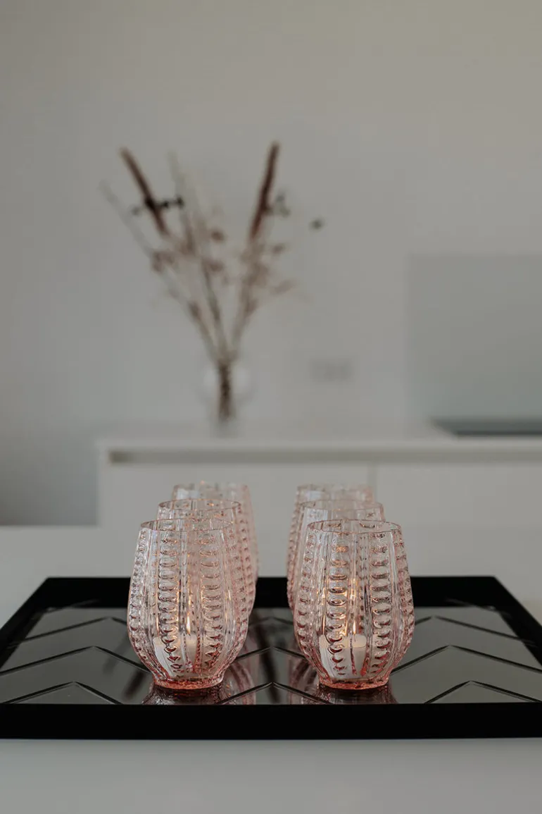 Twisted Drinking Glass - Blossom