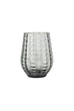 Twisted Drinking Glass - Grey