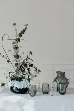 Twisted Drinking Glass - Grey